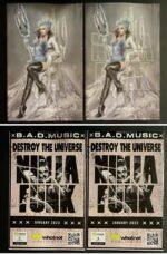 Ninja Funk #3 Natalie Sanders Comic Book Set /150