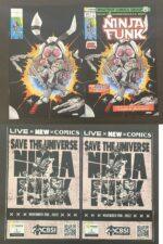 Ninja Funk #1 Star Wars 1977 homage Comic Book Set