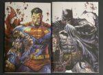 Batman Superman SDCC 2023 Battle Damage Foil Set